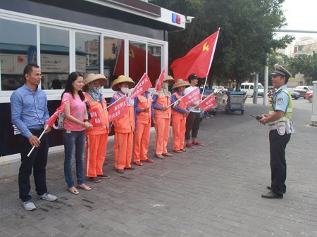 2017年10月24日，站交通崗